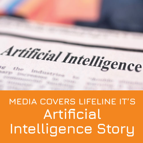 Newsapaper with the headline Artificial Intelligence