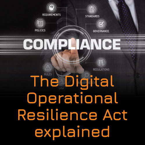 DORA Digital Operational Resilience Act graphic