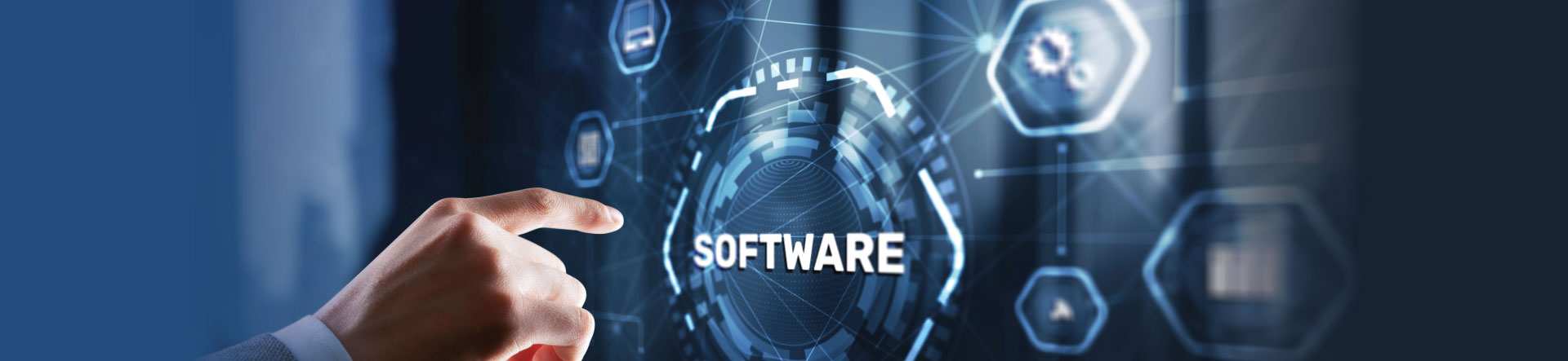 Tech Price Increases - hand pointing to the work software