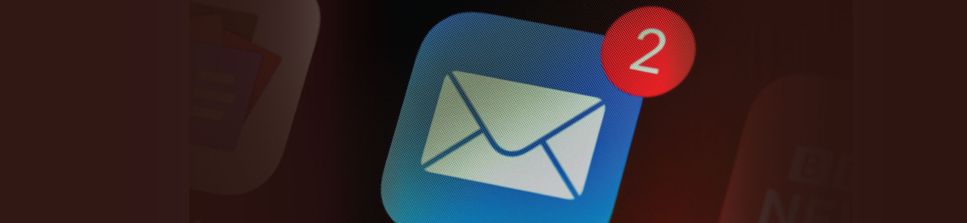 Junk emails - email inbox symbol