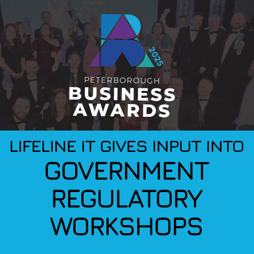 Government Regulatory Workshops: Peterborough Business Awards banner