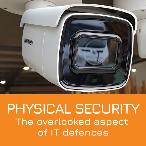 Physical security in the form of a security camera