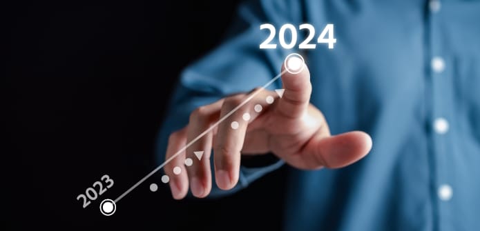 Review of the Year 2023 - line between 2023 and 2024